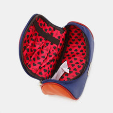 Cargar imagen en el visor de la galería, Nicole Lee USA Nikky Contrast Makeup Bag
