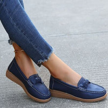 Cargar imagen en el visor de la galería, Weave Wedge Heeled Loafers

