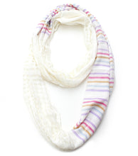 Load image into Gallery viewer, Stripe Printed Infinity
