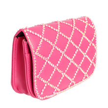 Load image into Gallery viewer, Fuchsia Quilted Belt Bag
