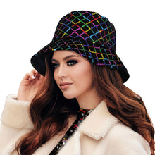 Load image into Gallery viewer, Multi Color Sequin Diamond Stitch Bucket Hat
