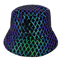 Cargar imagen en el visor de la galería, Multi Color Sequin Diamond Stitch Bucket Hat
