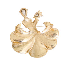 Load image into Gallery viewer, Red Dancing Pair Stone Brooch
