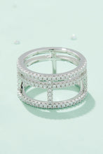 Cargar imagen en el visor de la galería, Adored Moissanite Cutout Wide Ring
