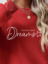 Cargar imagen en el visor de la galería, FOLLOW YOUR DREAMS Graphic Sweatshirt
