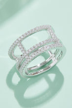 Cargar imagen en el visor de la galería, Adored Moissanite Cutout Wide Ring
