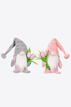 Cargar imagen en el visor de la galería, Standing Cute Plush Gnome with Tulip
