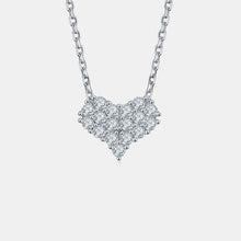 Load image into Gallery viewer, Moissanite 925 Sterling Silver Heart Necklace
