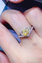 Cargar imagen en el visor de la galería, Adored 1 Carat Moissanite 925 Sterling Silver Heart Ring
