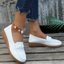 Cargar imagen en el visor de la galería, Weave Wedge Heeled Loafers
