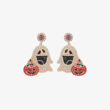 Load image into Gallery viewer, Ghost Rhinestone Alloy Earrings
