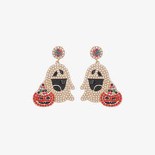 Load image into Gallery viewer, Ghost Rhinestone Alloy Earrings
