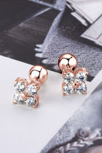 Cargar imagen en el visor de la galería, Moissanite 925 Sterling Silver Four-Leaf Clover Shape Earrings
