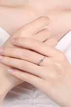 Cargar imagen en el visor de la galería, Moissanite 925 Sterling Silver Rhodium-Plated Ring
