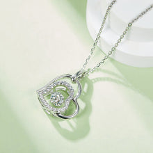 Cargar imagen en el visor de la galería, Moissanite 925 Sterling Silver Heart Necklace
