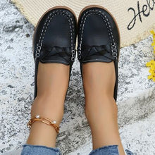 Cargar imagen en el visor de la galería, Weave Wedge Heeled Loafers
