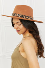 Cargar imagen en el visor de la galería, Fame In The Wild Leopard Detail Fedora Hat
