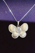 Load image into Gallery viewer, 1 Carat Moissanite Butterfly Pendant Necklace
