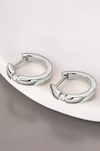 Cargar imagen en el visor de la galería, Moissanite 925 Sterling Silver Huggie Earrings
