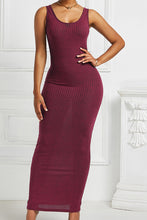 Load image into Gallery viewer, Ribbed Sleeveless Maxi Dress
