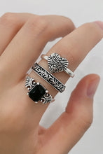 Load image into Gallery viewer, Zinc Alloy Three-Piece Ring Set
