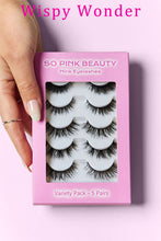 Load image into Gallery viewer, SO PINK BEAUTY Mink Eyelashes Variety Pack 5 Pairs
