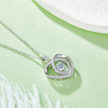Cargar imagen en el visor de la galería, Moissanite 925 Sterling Silver Heart Shape Necklace
