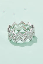 Load image into Gallery viewer, Adored Moissanite Zigzag Stacking Rings
