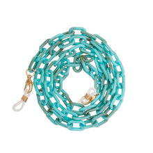 Load image into Gallery viewer, Turquoise Link Sunglasses Chain
