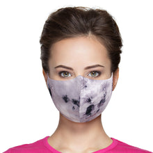 Load image into Gallery viewer, Gray and Black Tie Dye Mask
