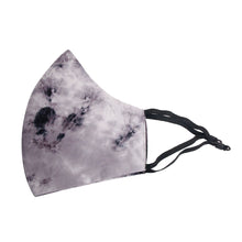 Load image into Gallery viewer, Gray and Black Tie Dye Mask
