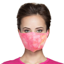 Load image into Gallery viewer, Pink and Yellow Tie Dye Mask

