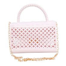 Load image into Gallery viewer, White Jelly Top Handle Mini Crossbody
