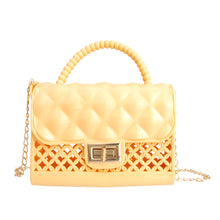 Load image into Gallery viewer, Yellow Jelly Top Handle Mini Crossbody
