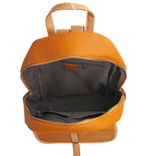 Load image into Gallery viewer, Mustard and White Stripe Backpack
