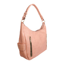Cargar imagen en el visor de la galería, Purse Pink and Gold Stud Hobo Bag for Women

