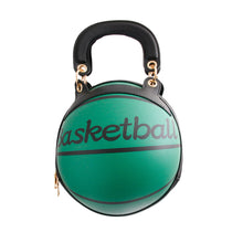 Load image into Gallery viewer, Green Basketball Handbag
