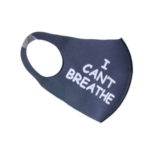 Load image into Gallery viewer, Gray Print I CAN&#39;T BREATH Mask
