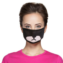 Load image into Gallery viewer, Black Teddy Bear Mouth Mask
