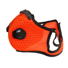 Load image into Gallery viewer, Orange Mesh Sports Mask
