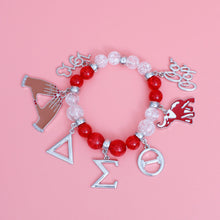 Load image into Gallery viewer, Bracelet Red Bead Delta Charm Bracelet for Women
