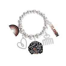 Cargar imagen en el visor de la galería, Silver Melanin Bracelet
