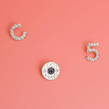 Load image into Gallery viewer, Silver Black 3pcs Coco Designer Studs
