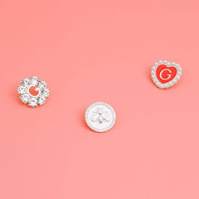 Load image into Gallery viewer, Silver Crystal 3pcs Bee Designer Studs
