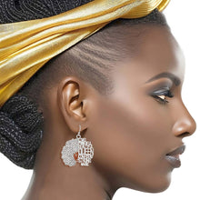 Cargar imagen en el visor de la galería, Silver Inspirational Afro Fishhooks
