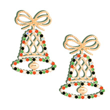Load image into Gallery viewer, Dangle Xmas Medium Bell Earrings for Women
