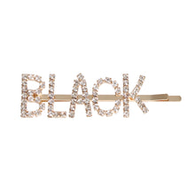 Cargar imagen en el visor de la galería, Gold BLACK Sparkle Hair Pin
