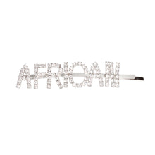 Load image into Gallery viewer, Silver AFRICAN Sparkle Hair Pin
