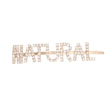 Load image into Gallery viewer, Gold NATURAL Sparkle Hair Pin
