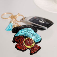 Cargar imagen en el visor de la galería, Aqua Turban Woman Keychain
